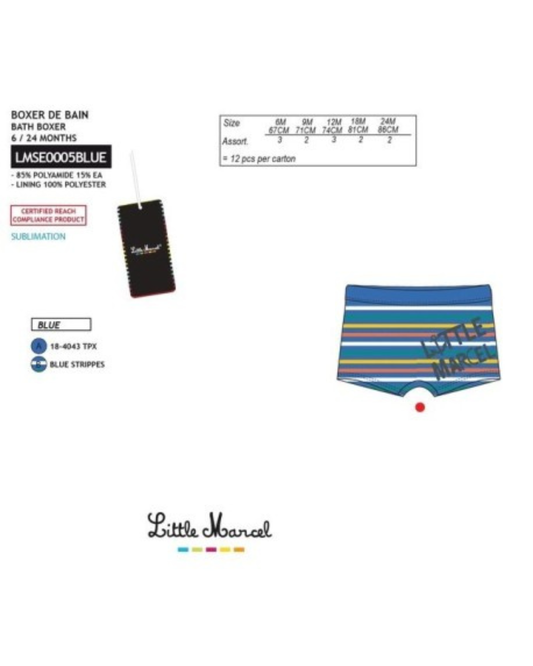 BAÑADOR AZUL LITTLE MARCEL
