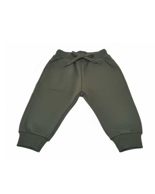 PANTALÓN JOGGING VERDE MILITAR NIÑO