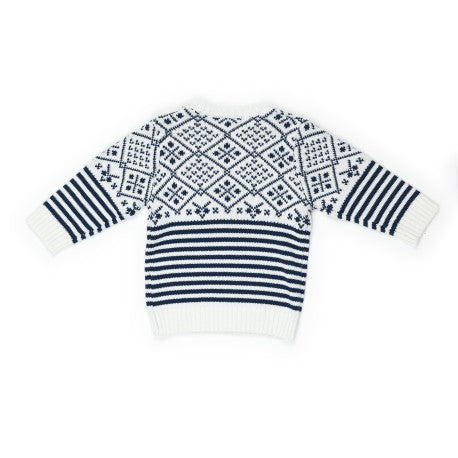 JERSEY MANGA LARGA ESTAMPADO A RAYAS