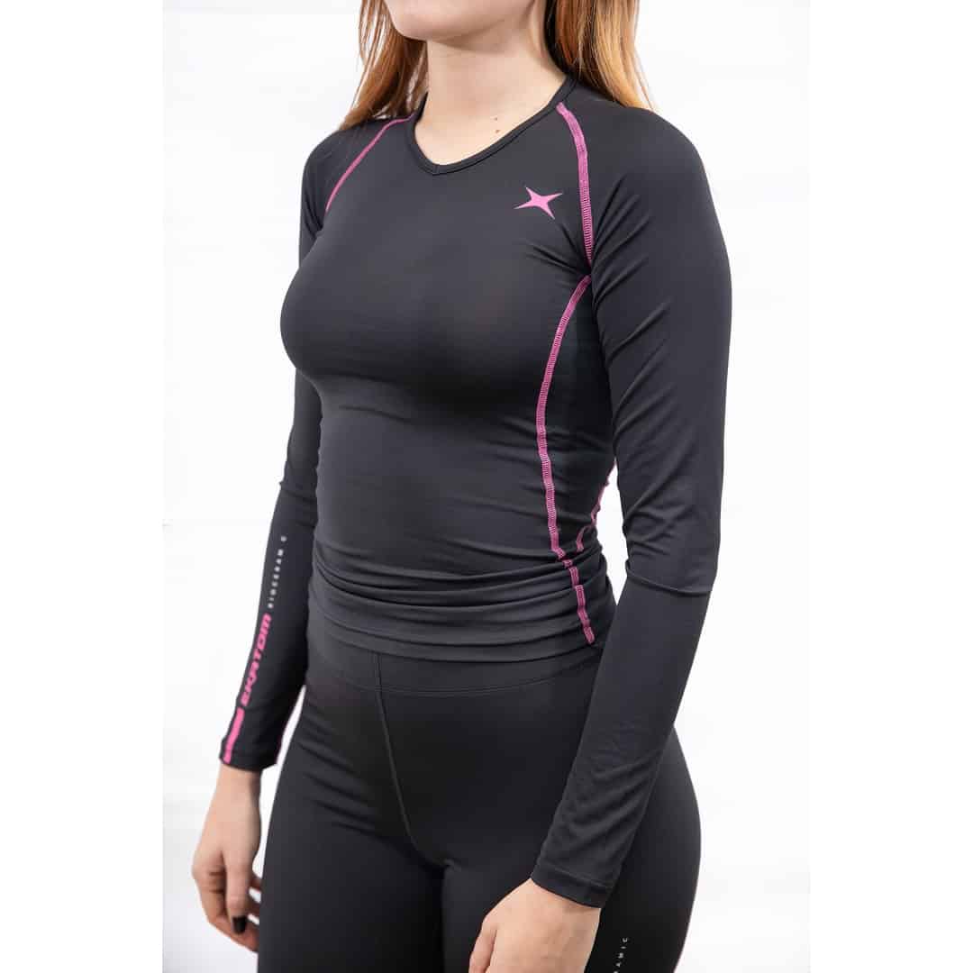 CAMISETA MANGA LARGA MUJER | EKATOM® FIBER