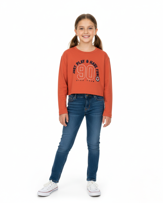 CAMISETA MANGA LARGA 90 NIÑA