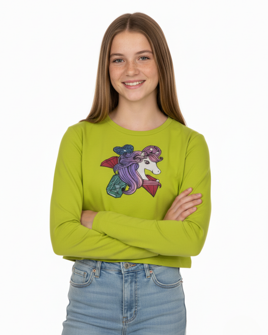 CAMISETA UNICORNIO DIAMANTES
