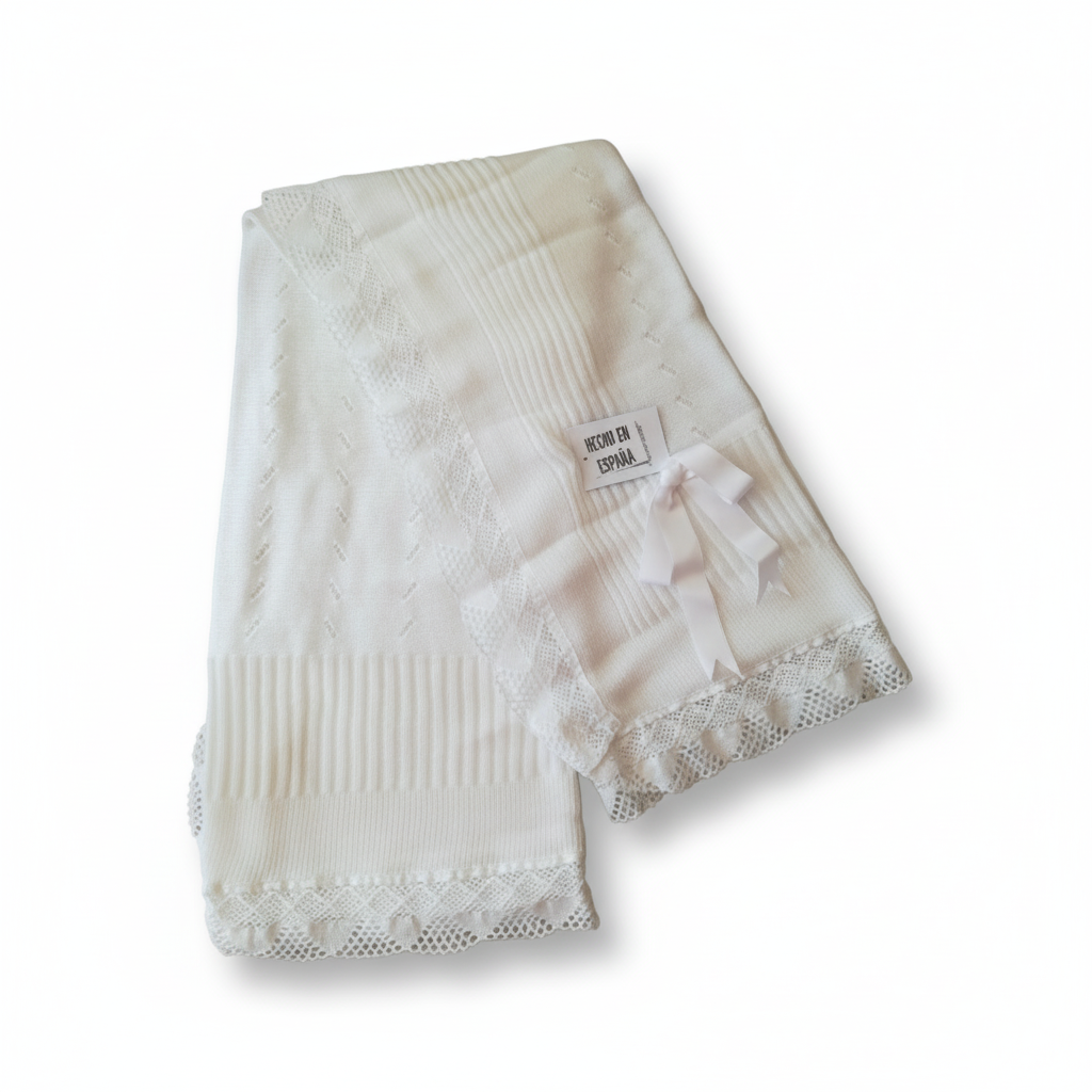 CHAL PUNTILLA COLOR BLANCO