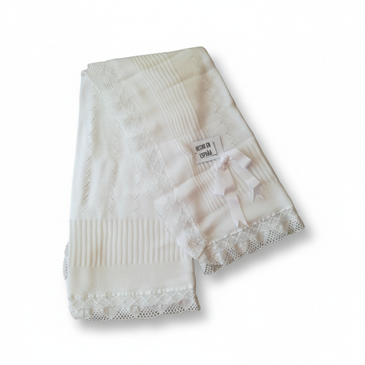 CHAL PUNTILLA COLOR BLANCO