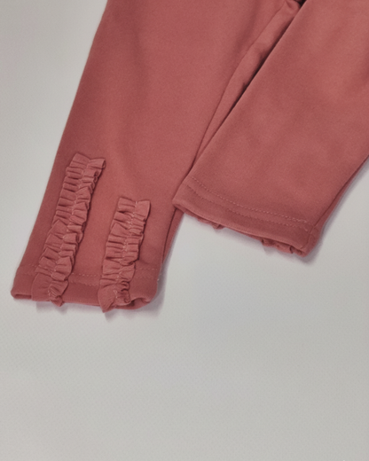 LEGGING ROSA CON CEÑIDOS