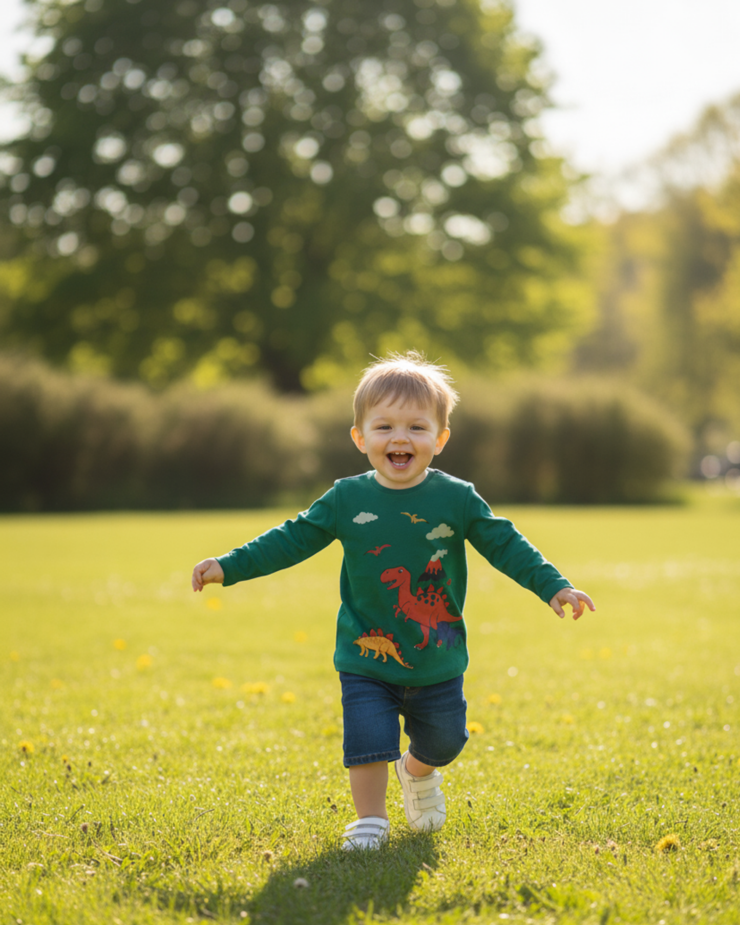 CAMISETA DINOSAURIOS ALGODÓN