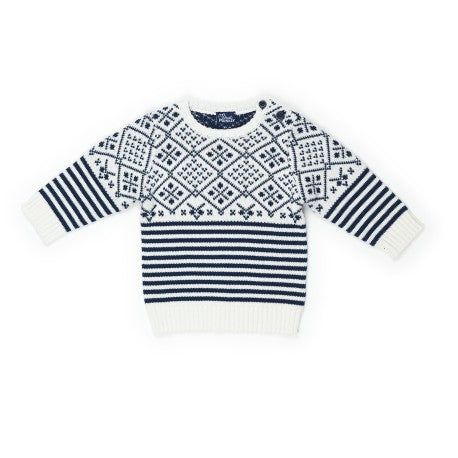 JERSEY MANGA LARGA ESTAMPADO A RAYAS