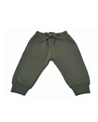 PANTALÓN JOGGING VERDE MILITAR NIÑO