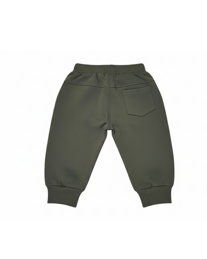 PANTALÓN JOGGING VERDE MILITAR NIÑO