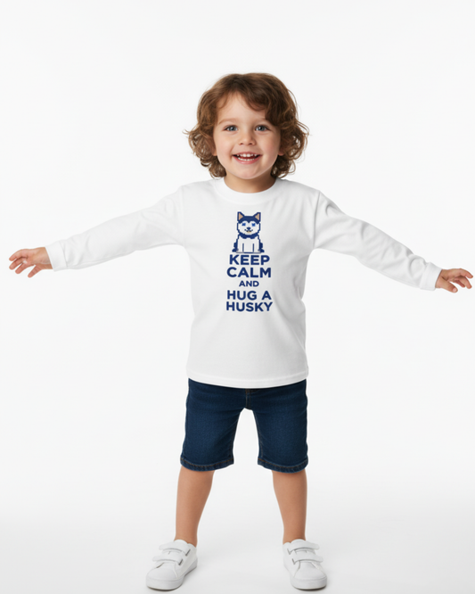 CAMISETA KEEP CALM HUSKY