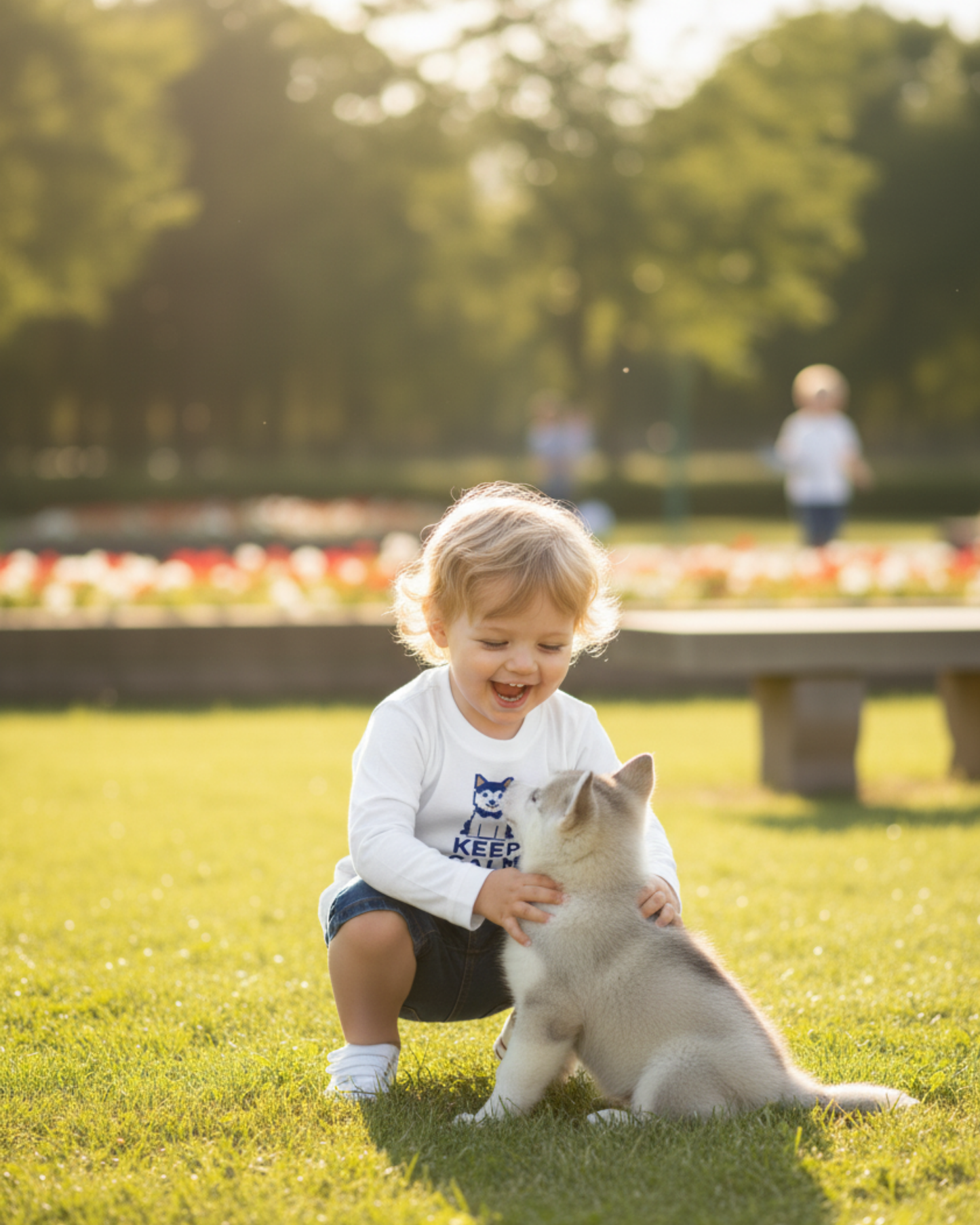 CAMISETA KEEP CALM HUSKY