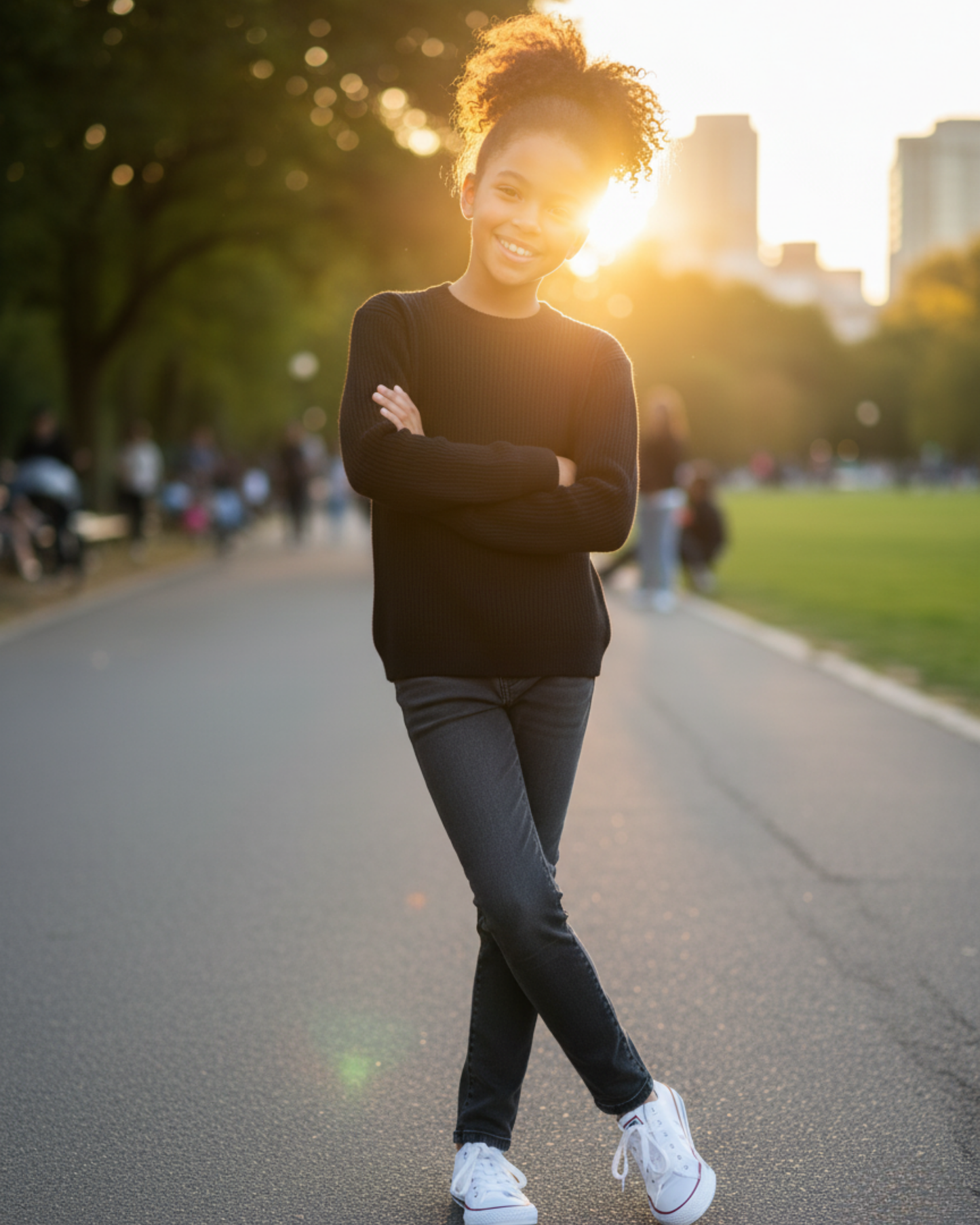 JERSEY AZUL MARINO NIÑA
