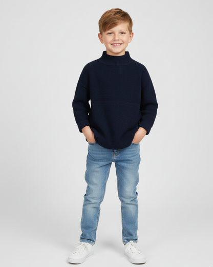 JERSEY AZUL MARINO NIÑO