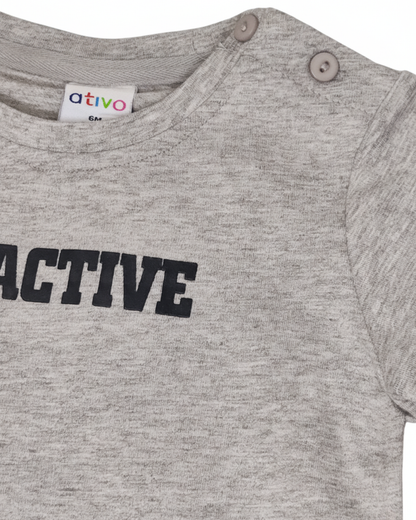 CAMISETA BE ACTIVE GRIS
