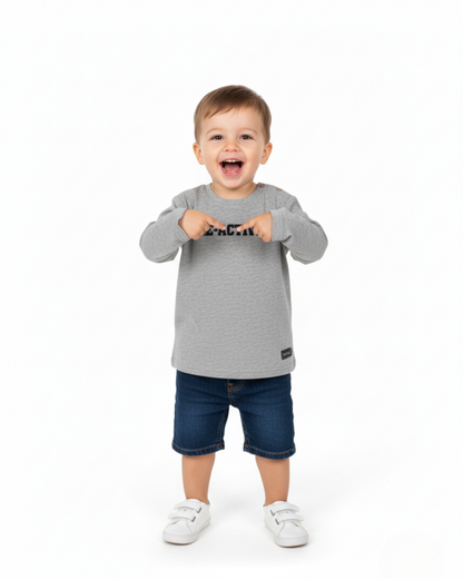 CAMISETA BE ACTIVE GRIS