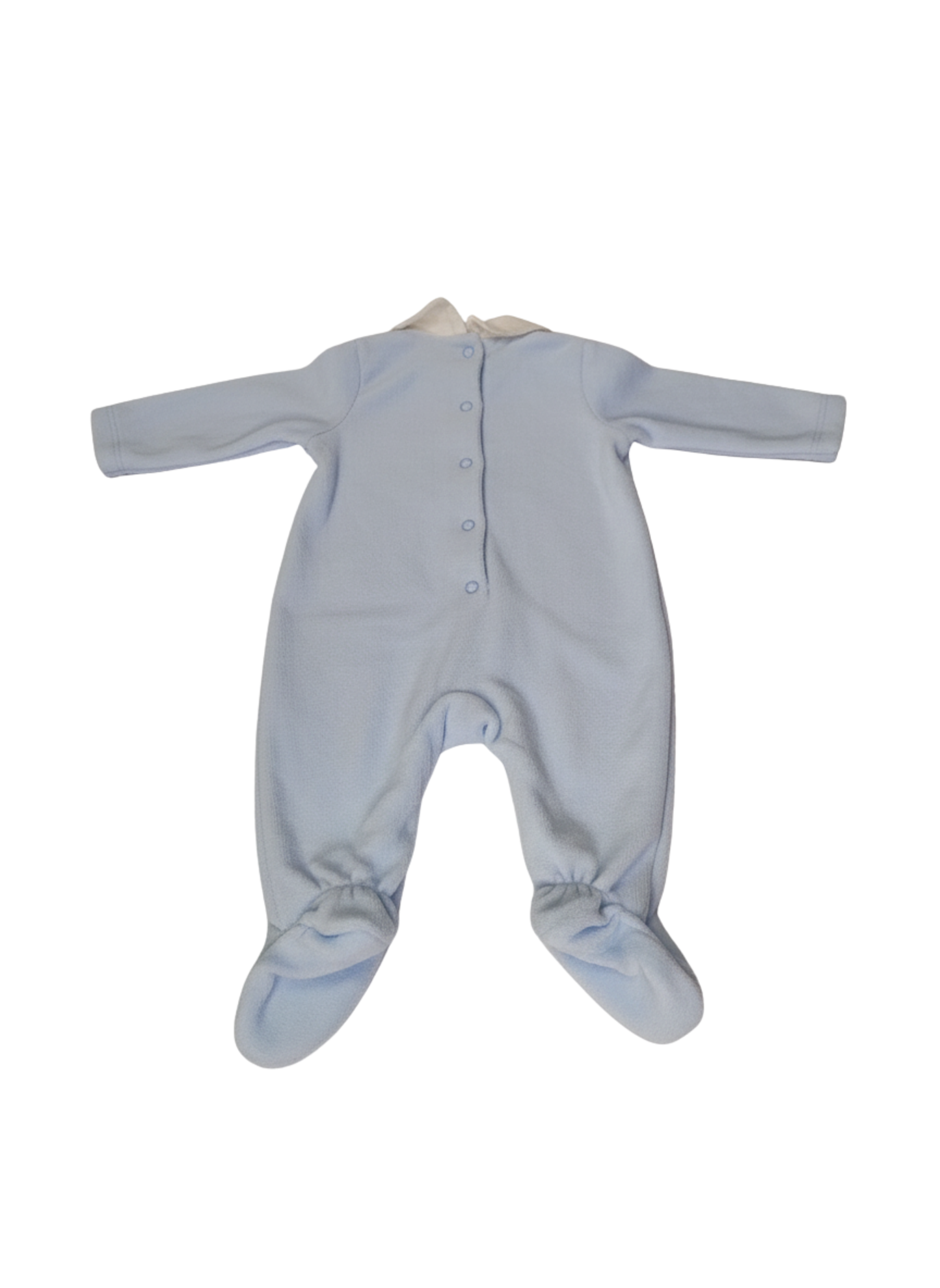 PELELE DE MANGA LARGA CELESTE DE OSITO Y CONEJITO