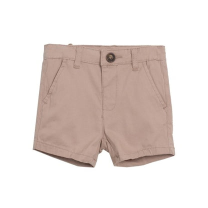 PANTALÓN SHORT BEIGE BÁSICO