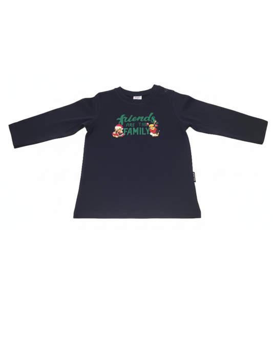 CAMISETA FRIENDS NAVIDAD MARINO